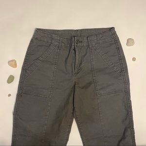 Gray cargo pants
